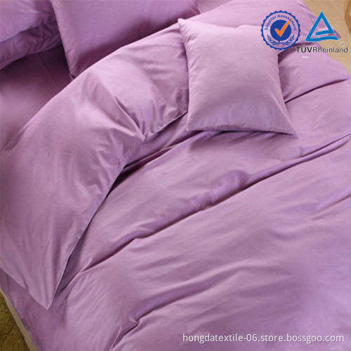 plain color comfortable 100 Cotton home bedding set